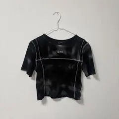 SLOPPY タイダイ柄 半袖Tシャツ ブラックのサムネイル