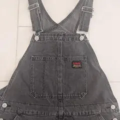 【新品 未使用】 LEVIS リーバイス デニム オーバーオール ブラック S
