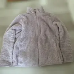 ユニクロ　ピンクフリースジャケット ジップアップ