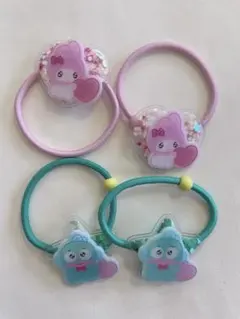 マイメロディ＆ハンギョドン ヘアゴムセット