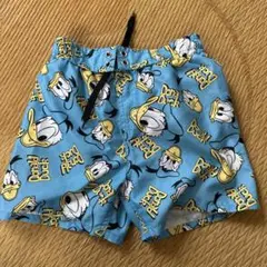 子供水着　ハーフパンツ　サイズ110　でき　ドナルド柄　男の子　スイムウェア