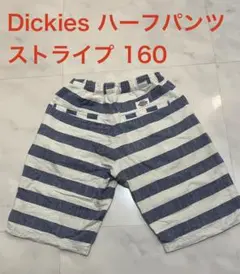 Dickies 160cm ボーダーハーフパンツ