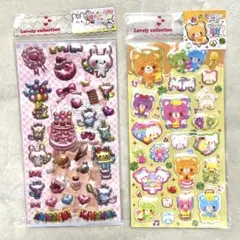 平成レトロ　レモン社　シール　レア　ステッカー　おすそ分け　ぷくぷく　ぷっくり