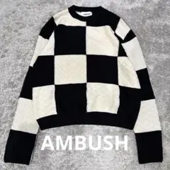 AMBUSH チェック ニット アンブッシュのサムネイル