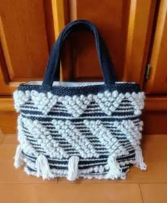 【美品】ワンズテラス　one's terrace　 トートバッグ　フリンジ付き