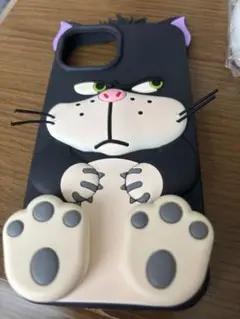 猫キャラクター iPhone15ケース