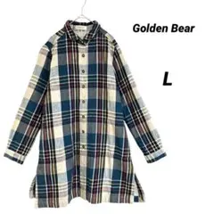 キレイめ/Golden Bear/ゴールデンベア/ロングブラウス・シャツ/L