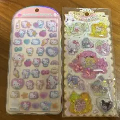 【正規品】Sanrioコットンパフィハローキティ・ウォーターシール2点セット