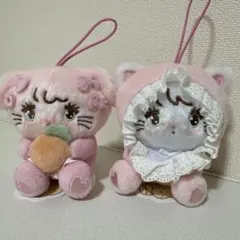 mikko characters ふわふわBABYマスコット ムース&キャミー