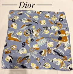 【美品】【Dior】 クリスチャン　ディオール　スカーフ　シルク