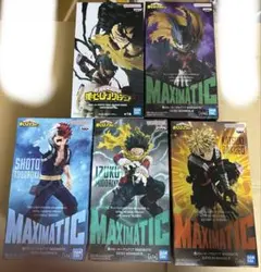 ヒロアカ　フィギュア 緑谷出久 爆豪勝己 轟焦凍　プライズフィギュア5体セット