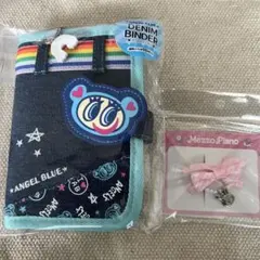 【新品】オリンピア エンジェルブルー デニムシールバインダー A＆リボンベイク