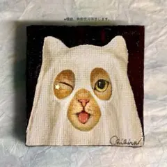 絵画 cat 猫 art 猫の絵 kawaii 猫雑貨 茶トラ 原画 - メルカリ