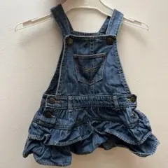 babyG デニムフリルオーバーオール　70㎝