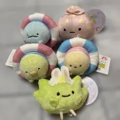 すみっコぐらしマスコットキーチェーン 5点まとめ売り