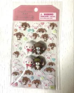 サンリオ シュガーバニーズ オーロラ立体シールのサムネイル