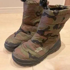 お値下げ●ザノースフェイス●迷彩柄スノーブーツ　20㎝