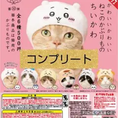 ちいかわ　かわいいかわいいねこのかぶりもの　ガチャ　コンプリート