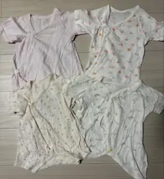 ベビー肌着　コンビ肌着3枚 長肌着1枚　4枚セット　まとめ売り