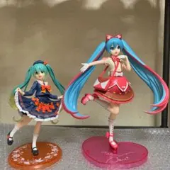 初音ミク SPMフィギュア リボンハート　秋ミク　2点