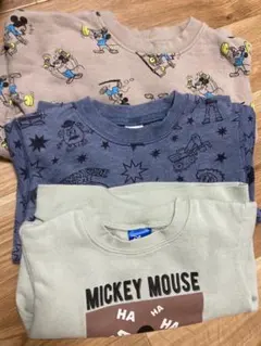 110 ミッキー　ディズニー　トイストーリー　トレーナー　まとめ　セット　保育園