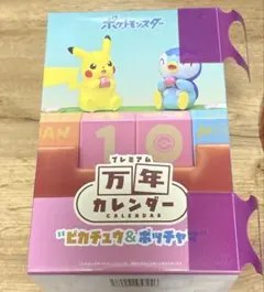 ポケットモンスター プレミアム万年カレンダー“ピカチュウ＆ポッチャマ