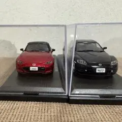 アシェット 国産名車コレクション Mazda ロードスター RX-8 2台セットのサムネイル