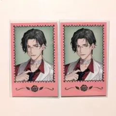 にじさんじ Rose Valentine 五木左京 ランダムチェキ風カード