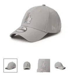 新品タグ付き　ニューエラ　9FORTYRHINESTONE グレー新品