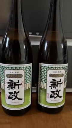 新政 日本酒 14度 1800ml グリーンラベル　飲み比べのサムネイル