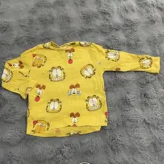 18-24m 92cm ZARA ガーフィールド イエロー　プリントシャツ