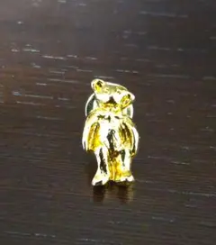 最終お値下げ。ワンダフルワールド　くまさん　 ピンブローチ カネコイサオ
