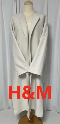 H&M ノーカラーロングコートのサムネイル