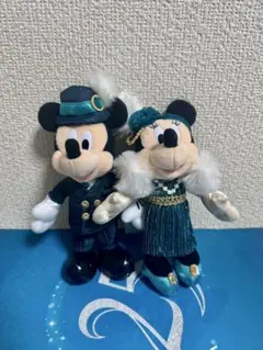 ◇ジュビリーガラ ミッキー＆ミニー ぬいぐるみバッジ グラス セット