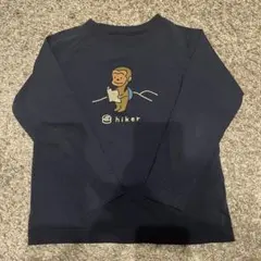 mont-bell 長袖カットソー 120 ネイビー