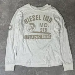 00s DIESEL archive 長袖　カットソー　ロンT M Y2K