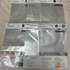 A5 クリアポケット 6枚セット 4、2、1ポケット