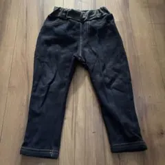 ダークブルー 裏起毛パンツ 90サイズ