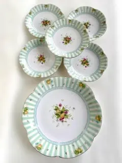 未使用 美品 NARUMI パーティー プレート 6枚セット 大皿＋ケーキ皿