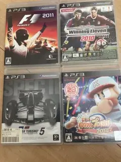 PS3 ゲーム4本セット F1 2011 他