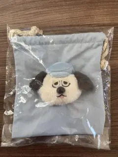 snoopy スヌーピー ミュージアム　ポーチ　ゆるくたオラフ フェイス巾着
