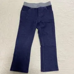 【美品】HOT BISCUITS MikiHouse デニム風パンツ 100cm