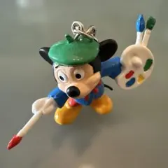 Disney Bully ミッキーマウス キーホルダー 画家