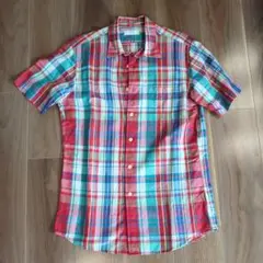 UNIQLO チェック柄 半袖シャツ