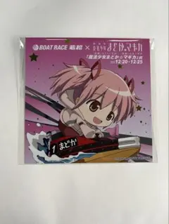 ボートレース若松×魔法少女まどかマギカ コラボ メタルステッカー　鹿目まどか