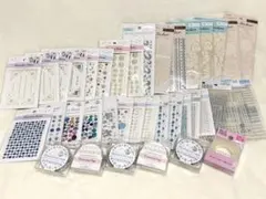 デコレーションシール テープ レース ラインストーン 39点セット まとめ売り