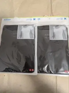ユニクロ エアリズム UネックTシャツ 半袖 M2枚