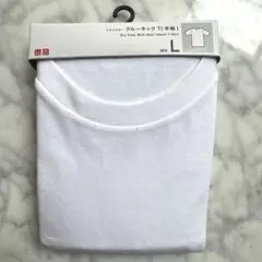 ユニクロ　ドライカラー　クルーネックTシャツ Lサイズ　白