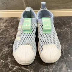 アディダスメッシュスリッポン キッズスニーカー