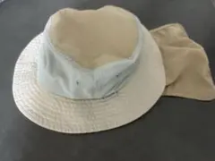 アプレレクール　ブルー　ベージュ　サファリハット　54cm